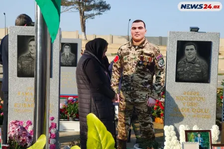 Zəfər uğrunda canından keçən şəhidlərin ruhuna BÖYÜK EHTİRAMLA - Fotolar/ Video