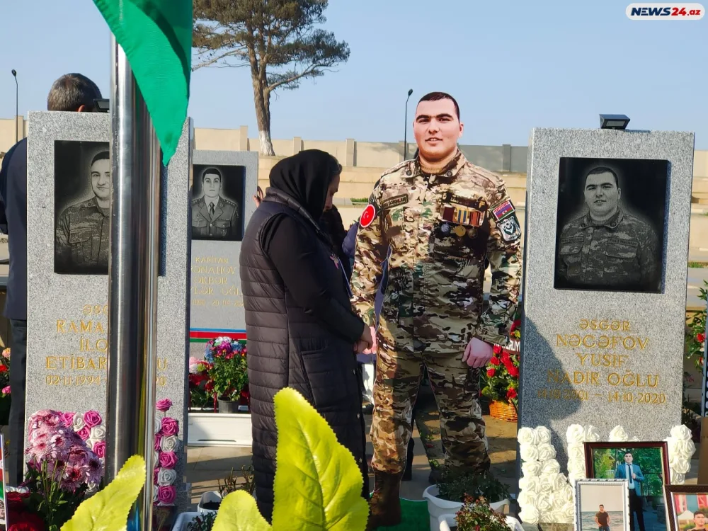 Zəfər uğrunda canından keçən şəhidlərin ruhuna BÖYÜK EHTİRAMLA - Fotolar/ Video