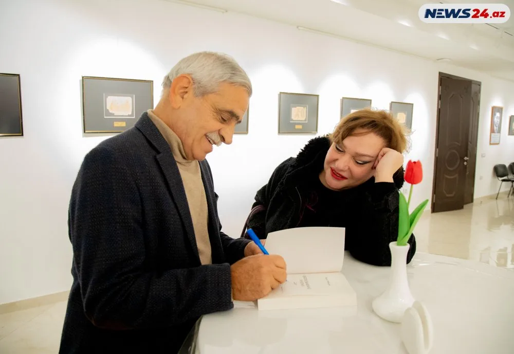 İlqar Əlfioğlunun "Qızılbarmaq Fatma" kitabı təqdim olundu - FOTOLAR