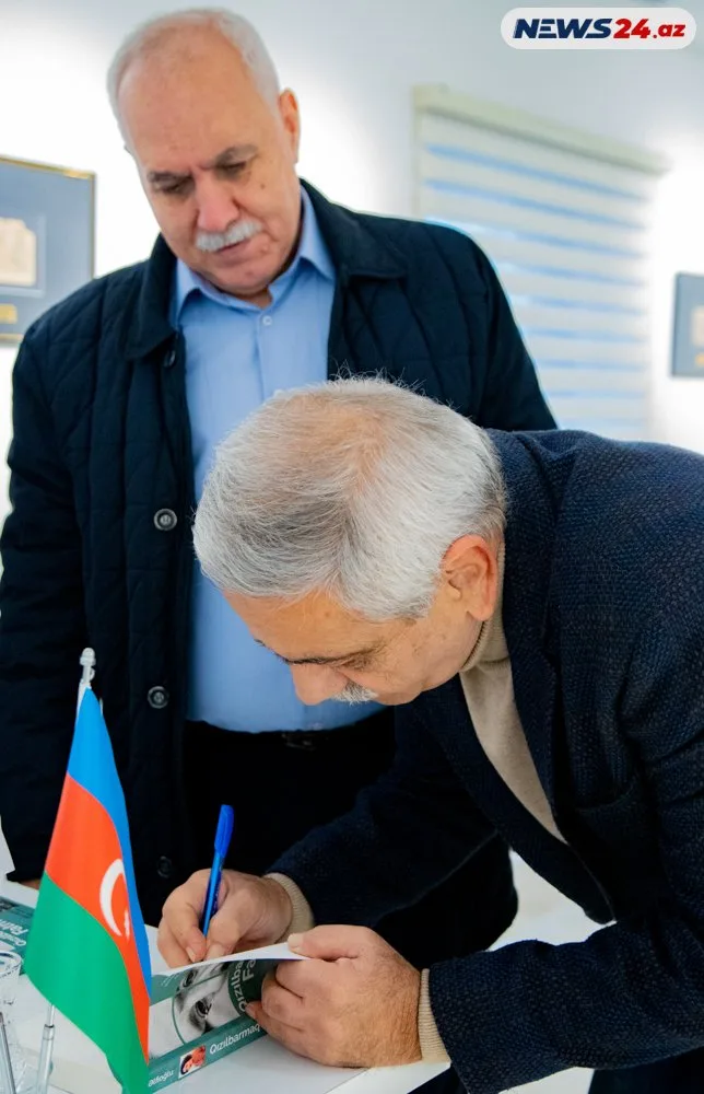 İlqar Əlfioğlunun "Qızılbarmaq Fatma" kitabı təqdim olundu - FOTOLAR