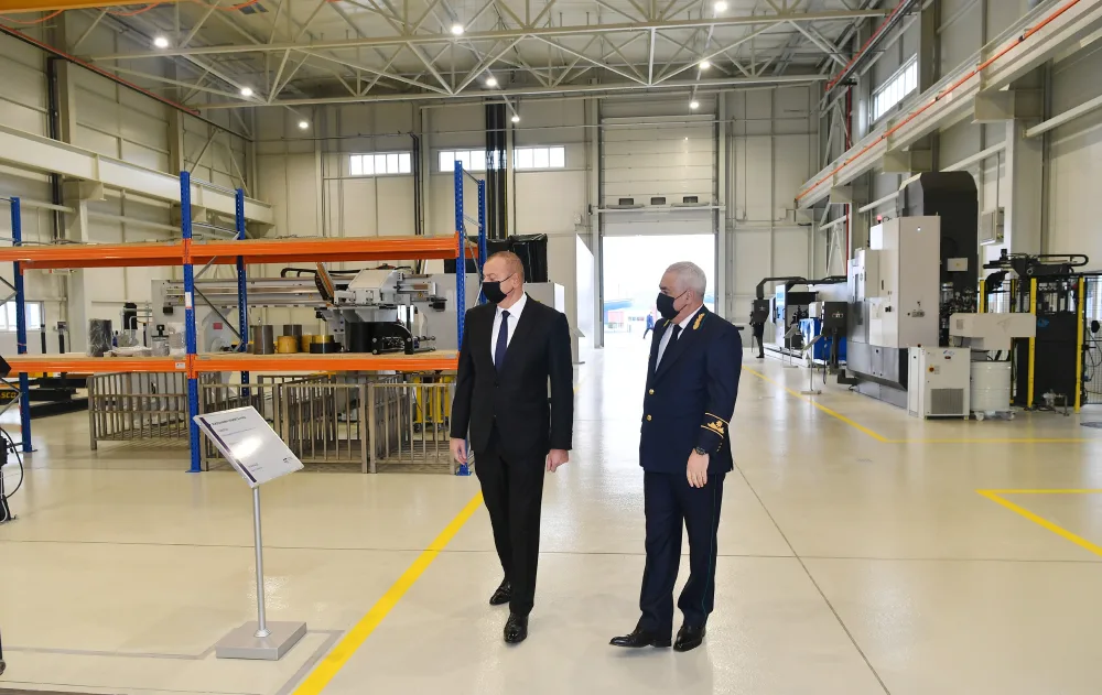 Prezident yeni Biləcəri lokomotiv deposunun açılışında - FOTOLAR