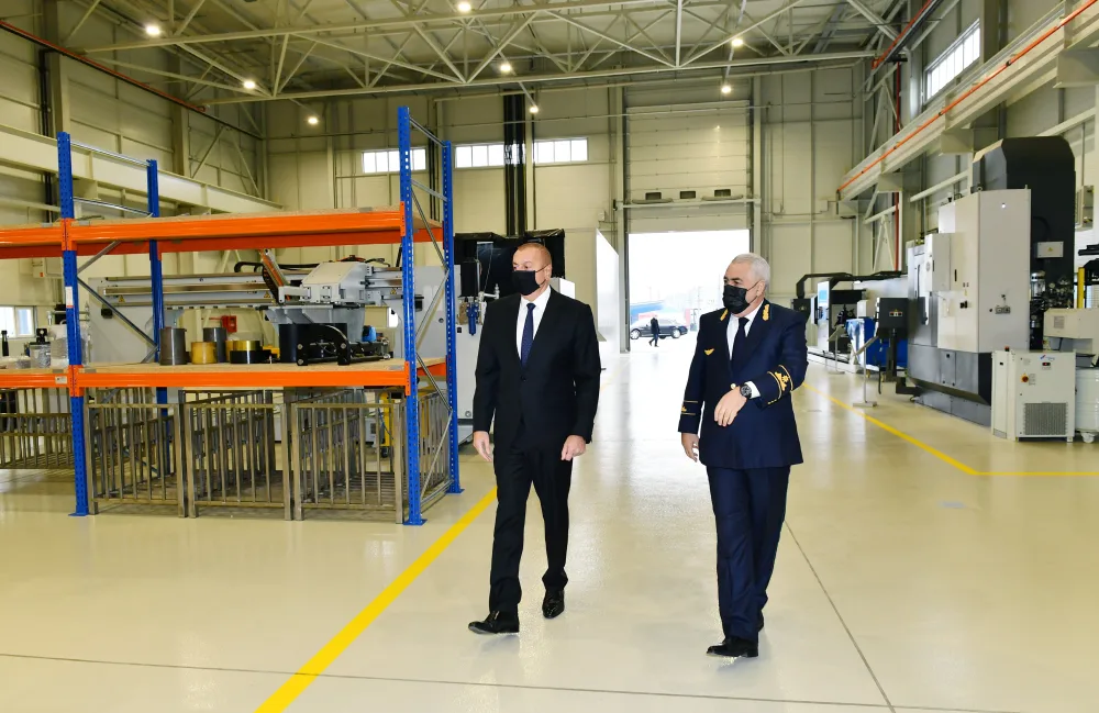 Prezident yeni Biləcəri lokomotiv deposunun açılışında - FOTOLAR