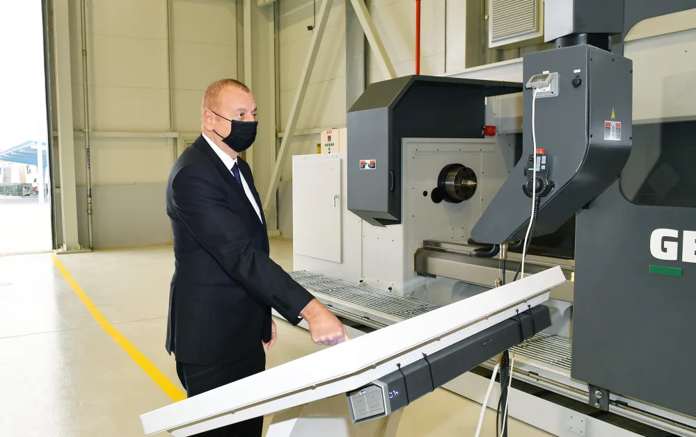 Prezident yeni Biləcəri lokomotiv deposunun açılışında - FOTOLAR