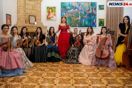 Fidan Hacıyeva Azərbaycanda İLK QADIN ORKESTRİ yaratdı – - FOTO/VİDEO