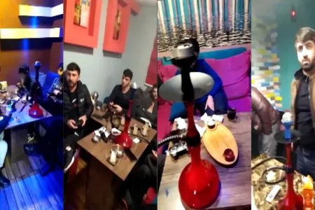 Bakıda çay evində karantin qaydaları pozuldu, - 17 nəfər CƏRİMƏLƏNDİ - VİDEO