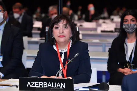 Sahibə Qafarova Parlamentlərarası İttifaqın 143-cü Assambleyasında çıxış etdi - Fotolar