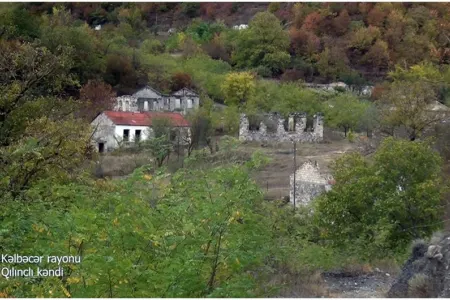 Kəlbəcərin Qılınclı kəndinin görüntüləri