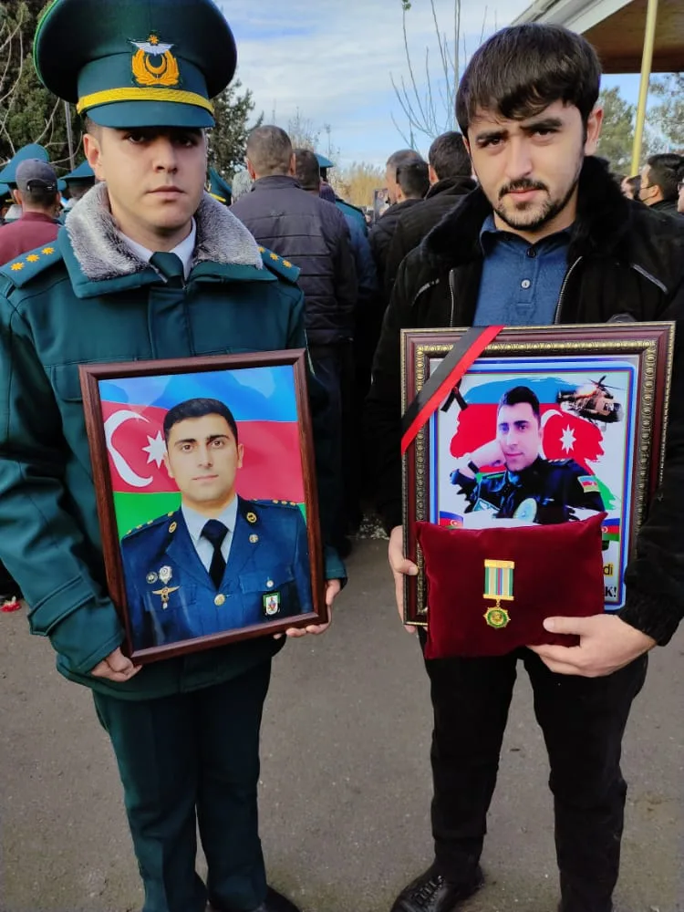 Beyləqan Şəhid sərhədçisini SON MƏNZİLƏ belə yola saldı - FOTO/VİDEO