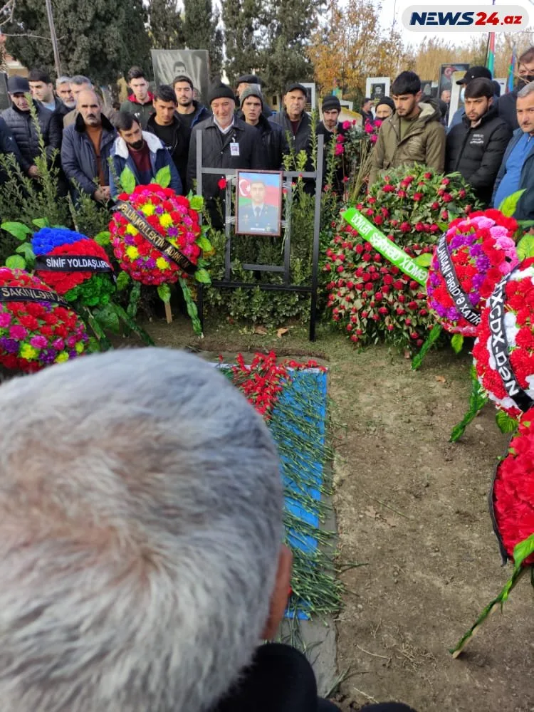 Beyləqan Şəhid sərhədçisini SON MƏNZİLƏ belə yola saldı - FOTO/VİDEO