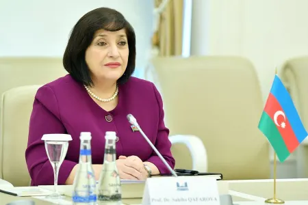 Sahibə Qafarova MDB PA-nın nümayəndə heyəti ilə görüşdü