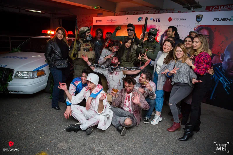 "Park Cinema"da möhtəşəm şou: - zombilər parkinqdə - VİDEO/FOTO