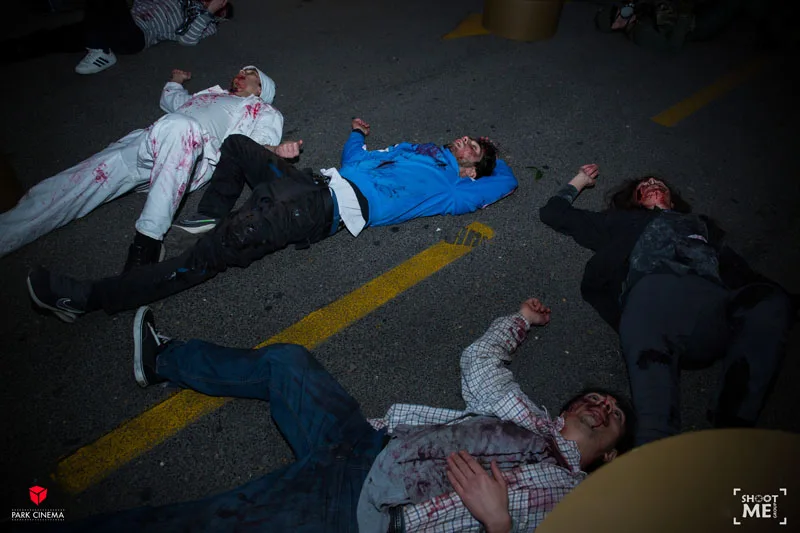 "Park Cinema"da möhtəşəm şou: - zombilər parkinqdə - VİDEO/FOTO