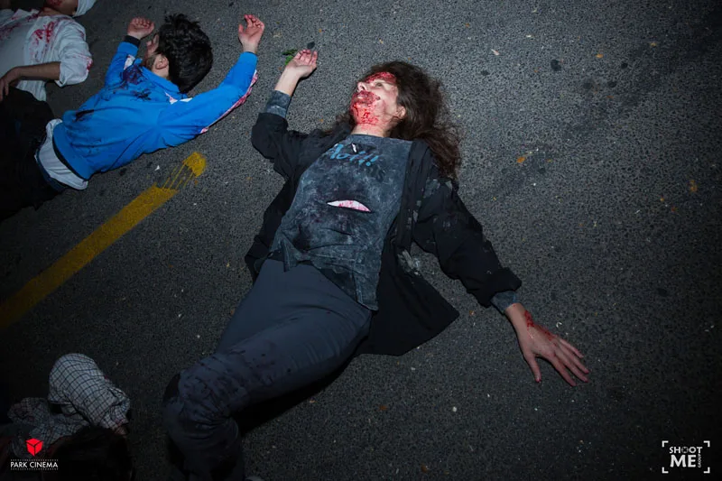 "Park Cinema"da möhtəşəm şou: - zombilər parkinqdə - VİDEO/FOTO