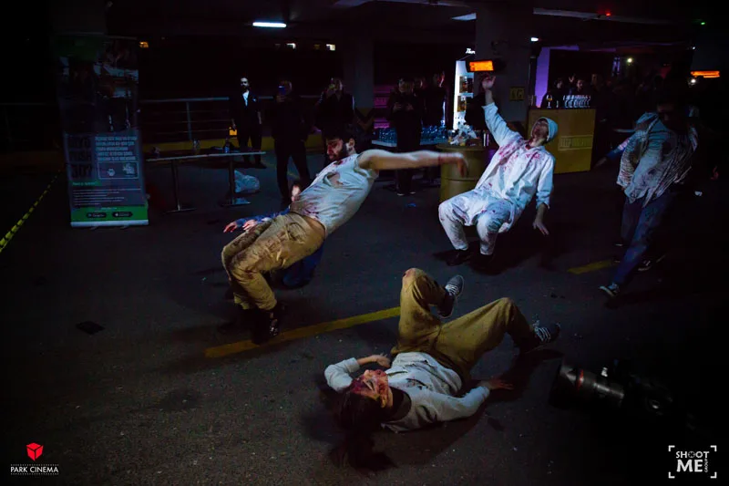 "Park Cinema"da möhtəşəm şou: - zombilər parkinqdə - VİDEO/FOTO