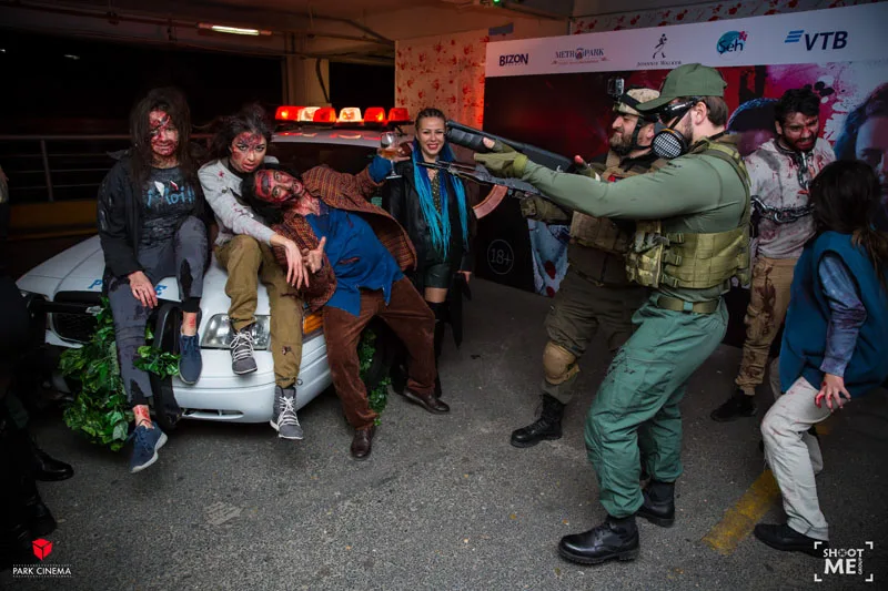 "Park Cinema"da möhtəşəm şou: - zombilər parkinqdə - VİDEO/FOTO