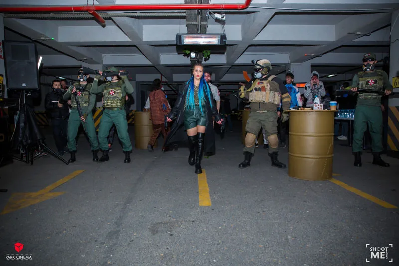 "Park Cinema"da möhtəşəm şou: - zombilər parkinqdə - VİDEO/FOTO