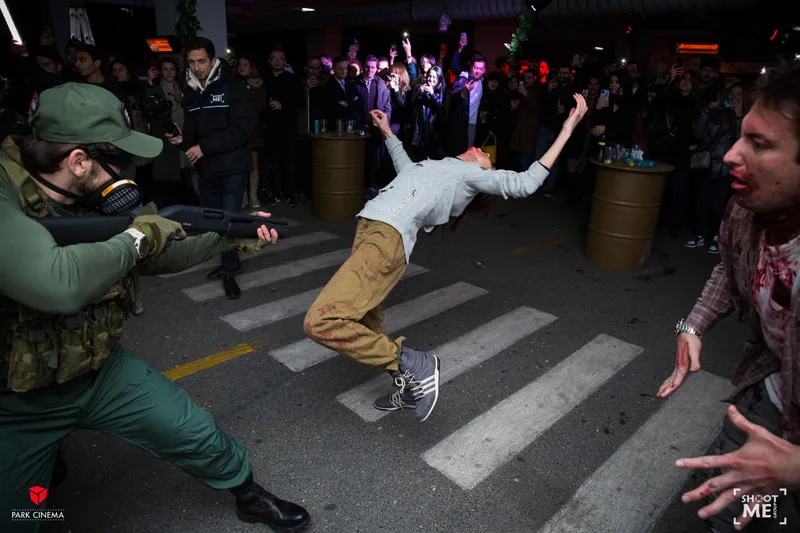 "Park Cinema"da möhtəşəm şou: - zombilər parkinqdə - VİDEO/FOTO