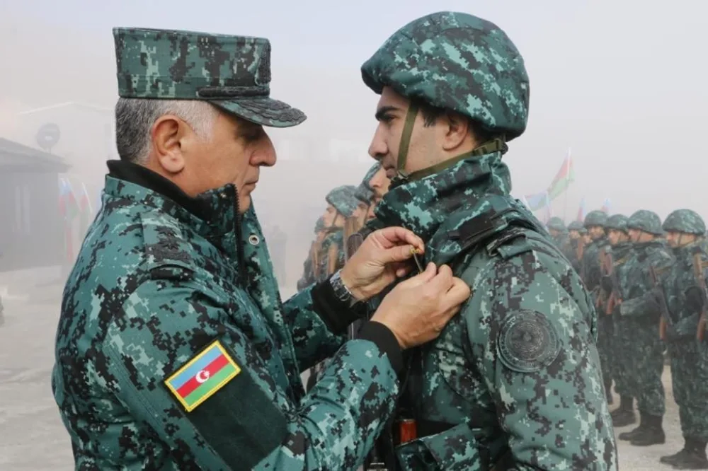 Ermənistanla sərhəddə yeni hərbi hissənin açılışı oldu - FOTO