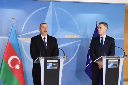 Prezident İlham Əliyevlə NATO Baş katibinin görüşü oldu