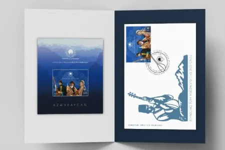 Üç tanınmış aşığın yubileyi ilə bağlı poçt markası buraxıldı - Foto