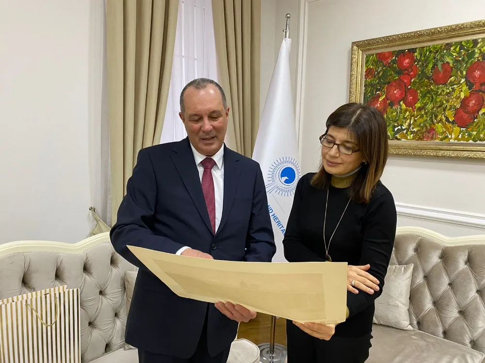 Beynəlxalq Türk Mədəniyyəti və İrsi Fondunun əməkdaşlıq əlaqələri genişlənir - FOTO