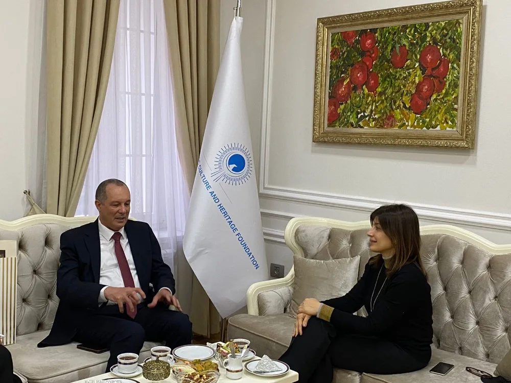 Beynəlxalq Türk Mədəniyyəti və İrsi Fondunun əməkdaşlıq əlaqələri genişlənir - FOTO