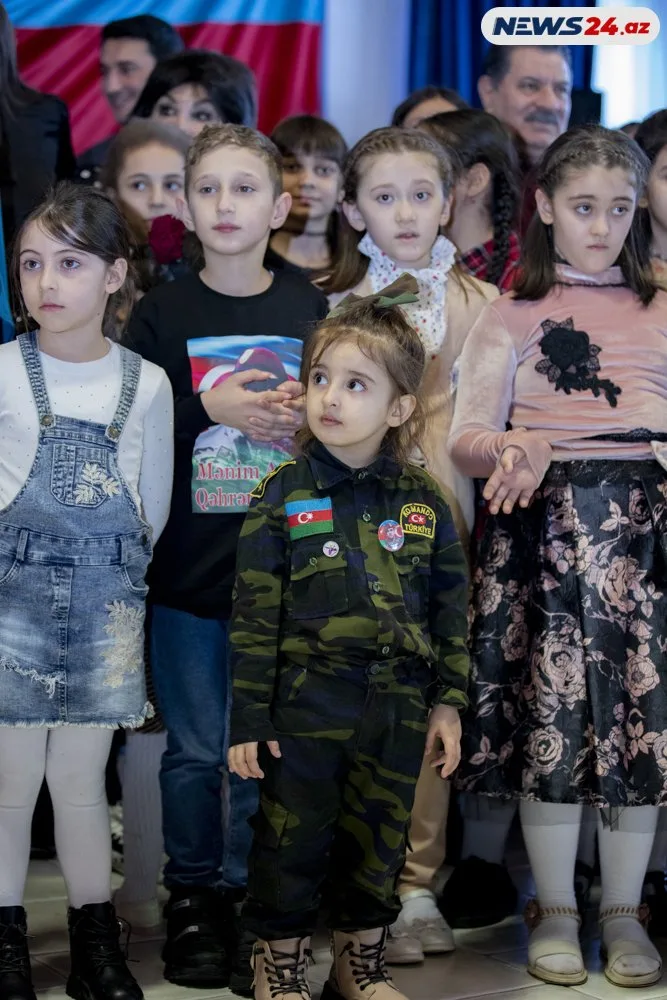 Xüsusi Təyinatlı Qüvvələrin şəhid və qazi ailələri bir arada - Fotolar