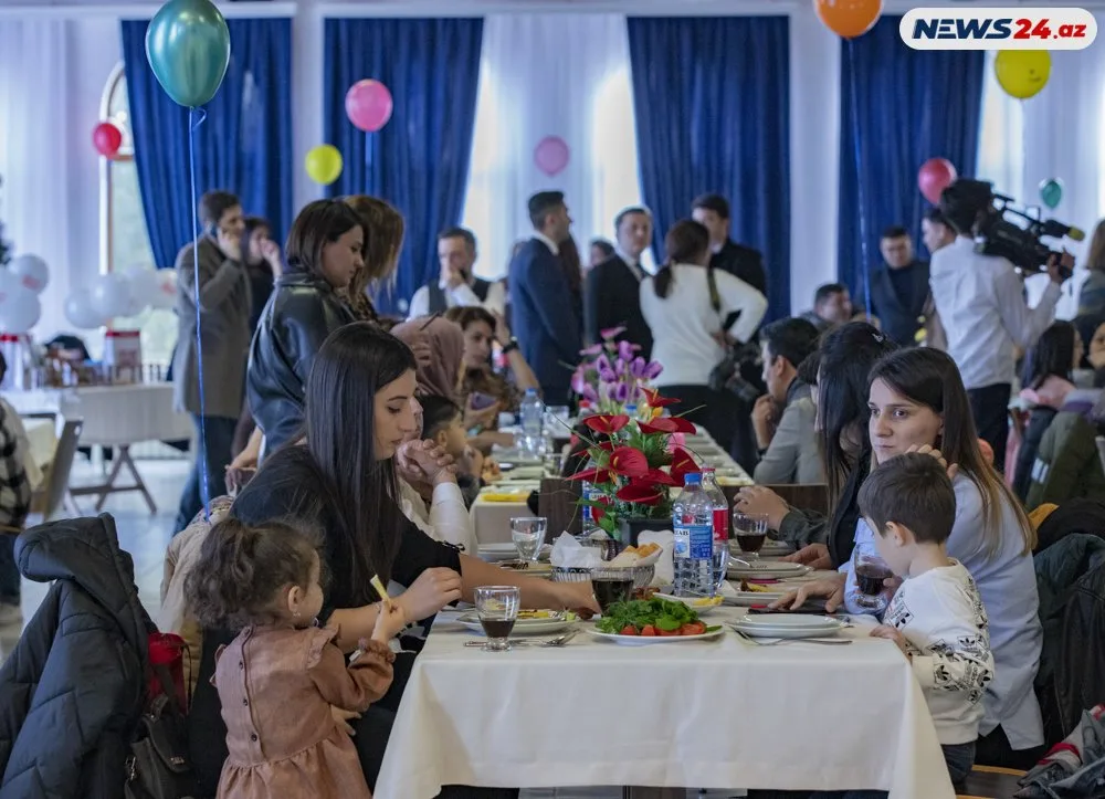 Xüsusi Təyinatlı Qüvvələrin şəhid və qazi ailələri bir arada - Fotolar