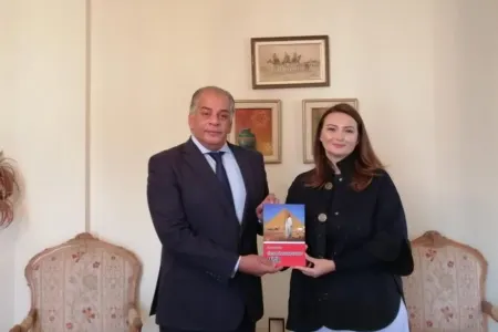 Qənirə Paşayeva Misirin Azərbaycandakı səfiri ilə görüşdü - FOTO