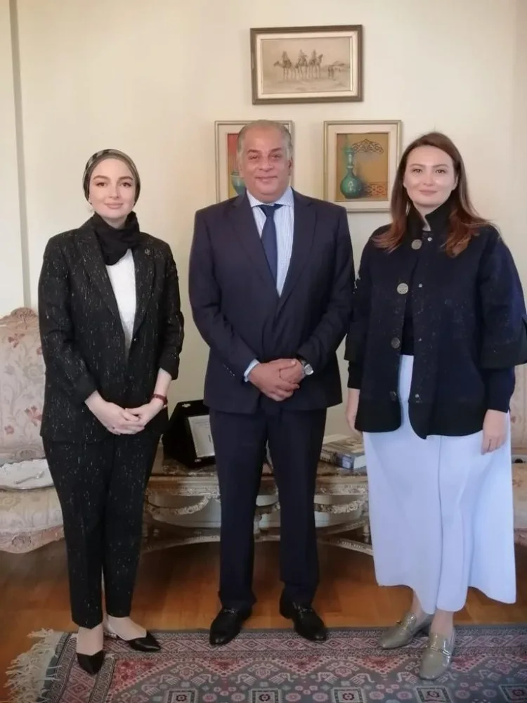 Qənirə Paşayeva Misirin Azərbaycandakı səfiri ilə görüşdü - FOTO