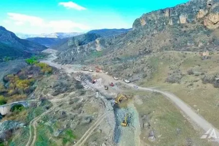 Qubadlı-Eyvazlı yolundan yeni görüntülər - Video