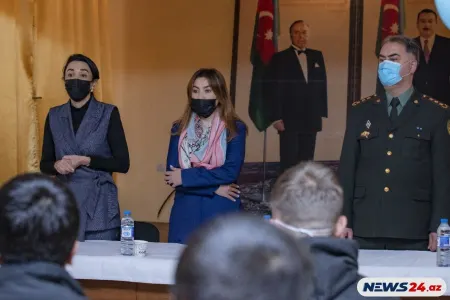 Ombudsman və Ruhi Əliyeva cəzaçəkmə müəssisəsindəki yeniyetmələrlə görüşdü- - FOTO/VİDEO