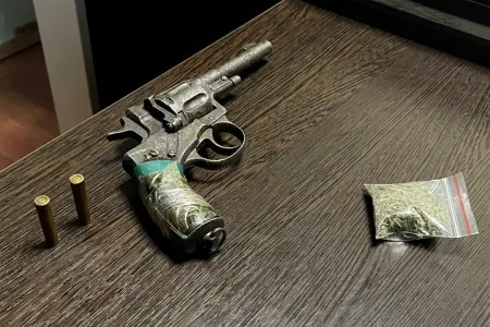 Abşeronda silahlı narkotacir saxlanıldı - FOTO/VİDEO