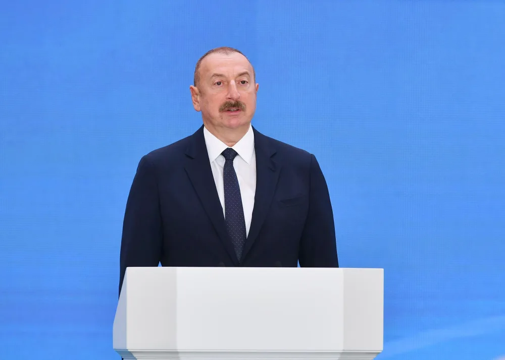 Prezident Külək Elektrik Stansiyasının təməlini qoydu - FOTO - YENİLƏNİB
