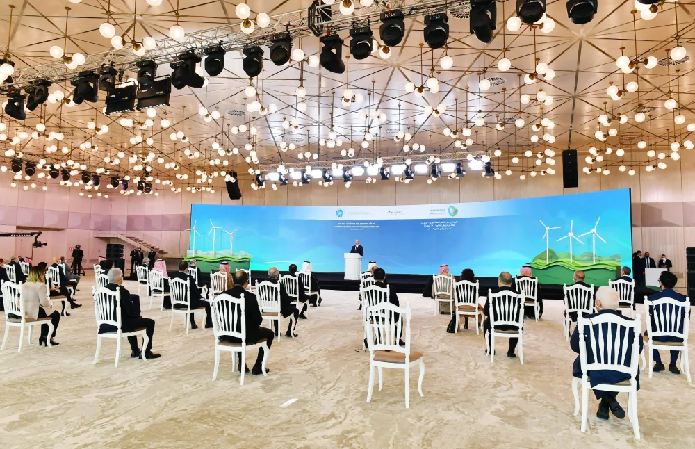 Prezident Külək Elektrik Stansiyasının təməlini qoydu - FOTO - YENİLƏNİB