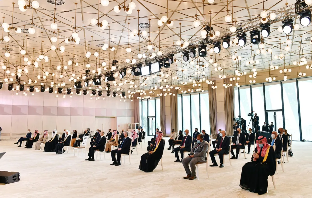 Prezident Külək Elektrik Stansiyasının təməlini qoydu - FOTO - YENİLƏNİB