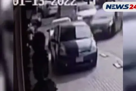 Bakıda sürücülük vəsiqəsi olmayan taksi belə qəza törətdi – - ŞOK VİDEO