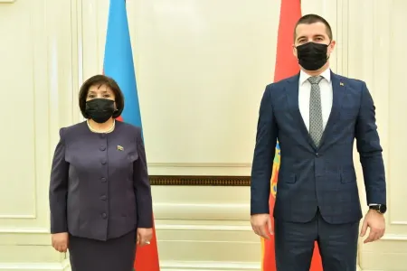 Sahibə Qafarova Monteneqrolu həmkarı ilə görüşdü - Foto