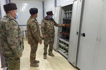 Füzulidə yeni hərbi obyektlər istifadəyə verildi - Video