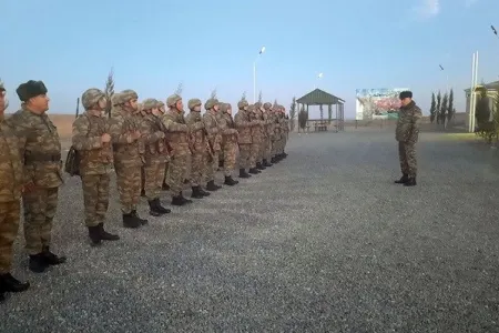 Kərim Vəliyev bu hərbi hissələrin fəaliyyətini yoxladı - Foto