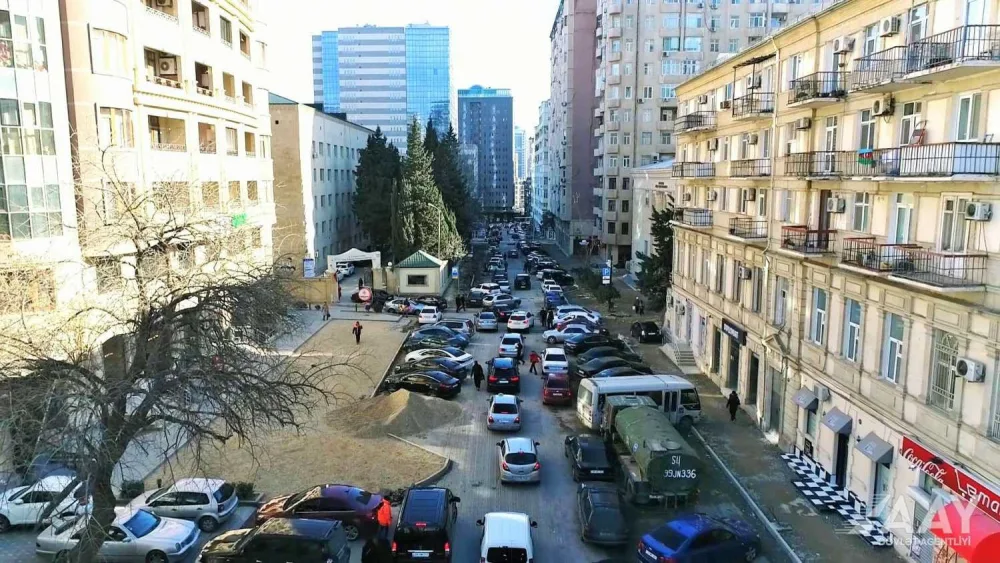 Yasamal rayonunda 7 küçə əsaslı təmir olunur - FOTO - VİDEO