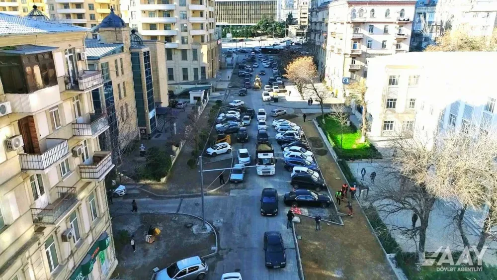 Yasamal rayonunda 7 küçə əsaslı təmir olunur - FOTO - VİDEO