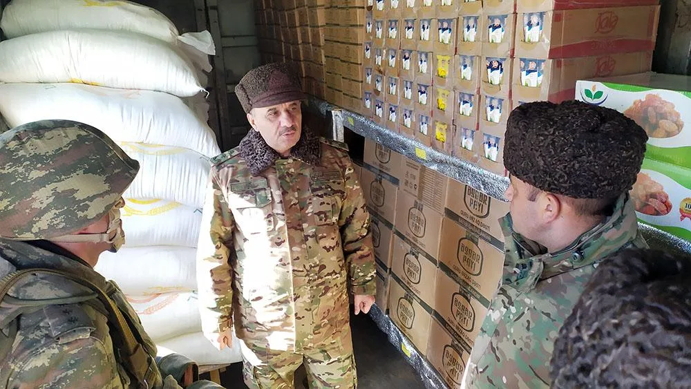 MN: Azad edilən ərazilərdə dislokasiya olan bölmələrin təminatı yaxşılaşdırılır