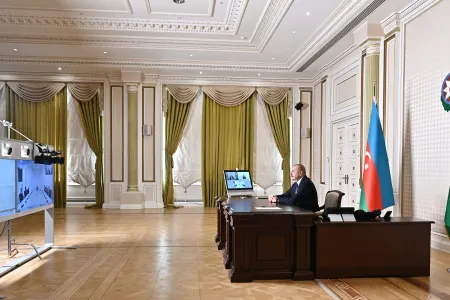 İlham Əliyev İranın yol və şəhərsalma nazirini videoformatda qəbul etdi - YENİLƏNİB