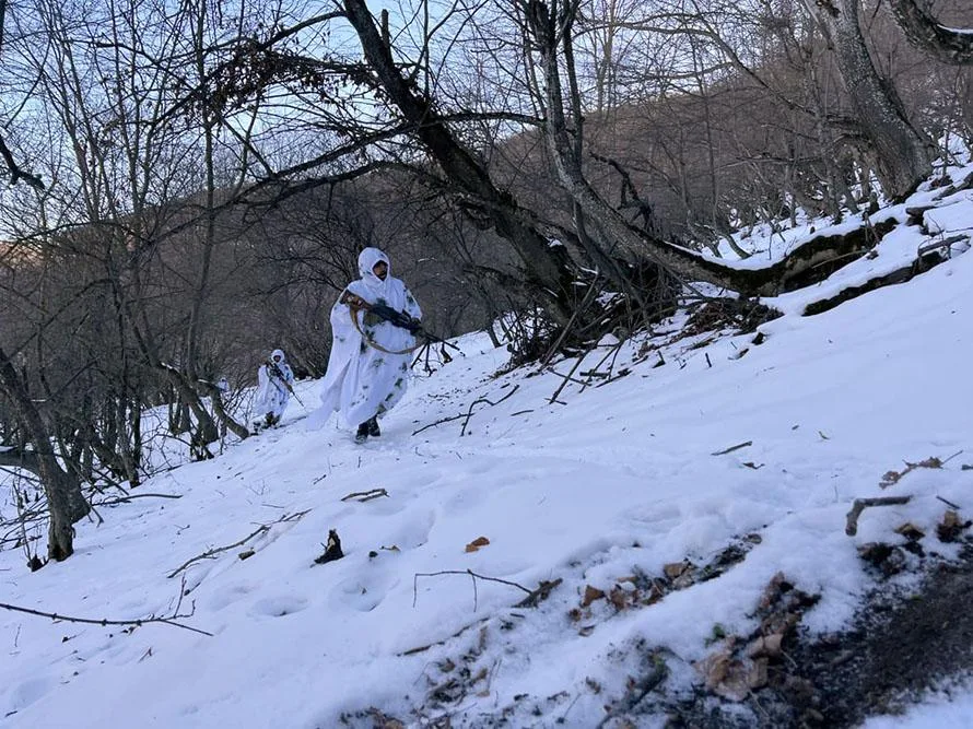 Komando hərbi hissəsində təlim məşqləri keçirilib - VİDEO/FOTO