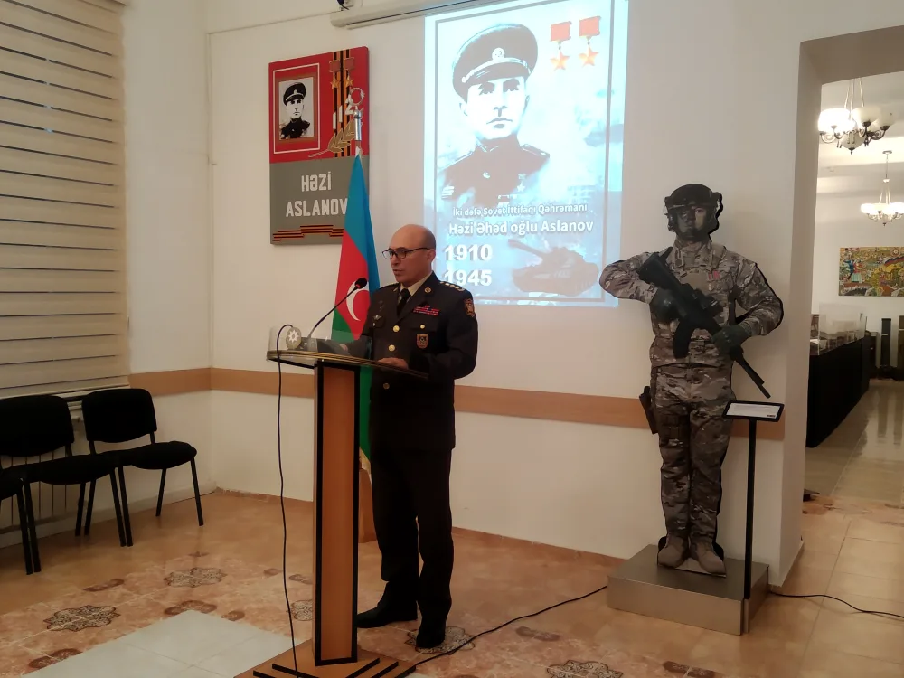 Hərb Tarixi Muzeyində Həzi Aslanovun 112 illik yubileyi qeyd olundu - FOTO