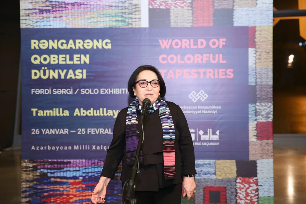 Xalça Muzeyində Tamilla Abdullayevanın sərgisi keçirildi - Fotolar