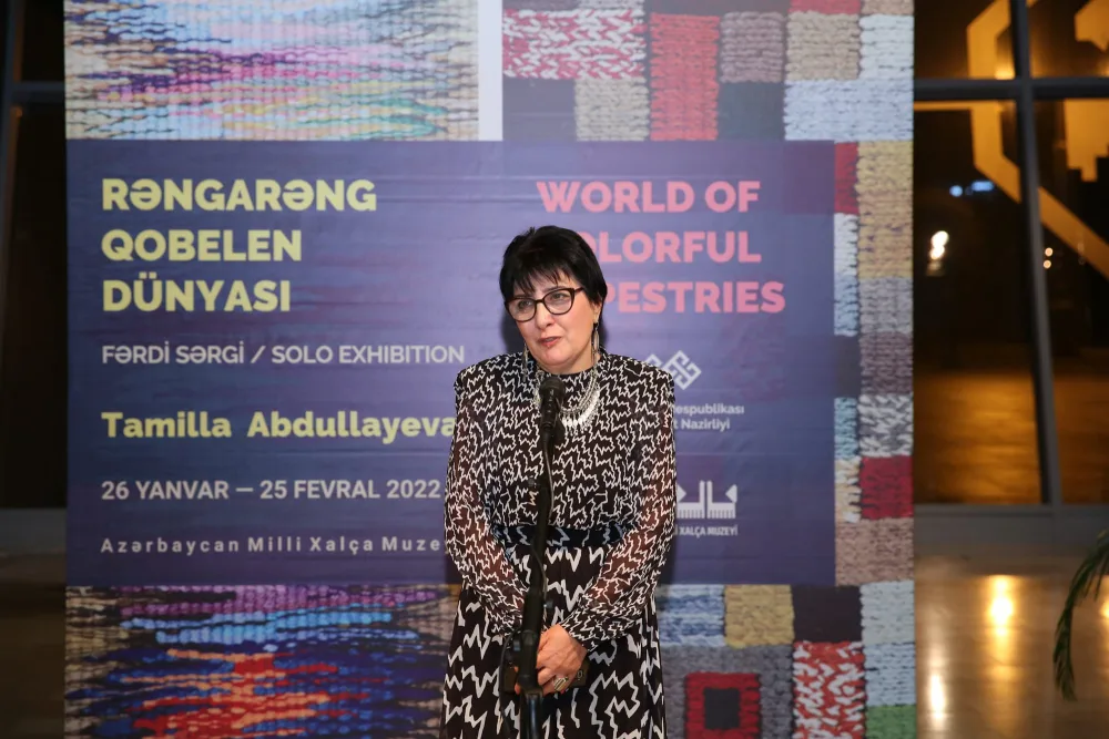 Xalça Muzeyində Tamilla Abdullayevanın sərgisi keçirildi - Fotolar