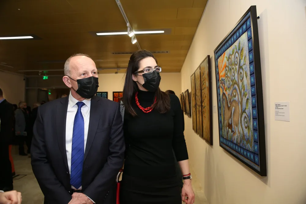 Xalça Muzeyində Tamilla Abdullayevanın sərgisi keçirildi - Fotolar