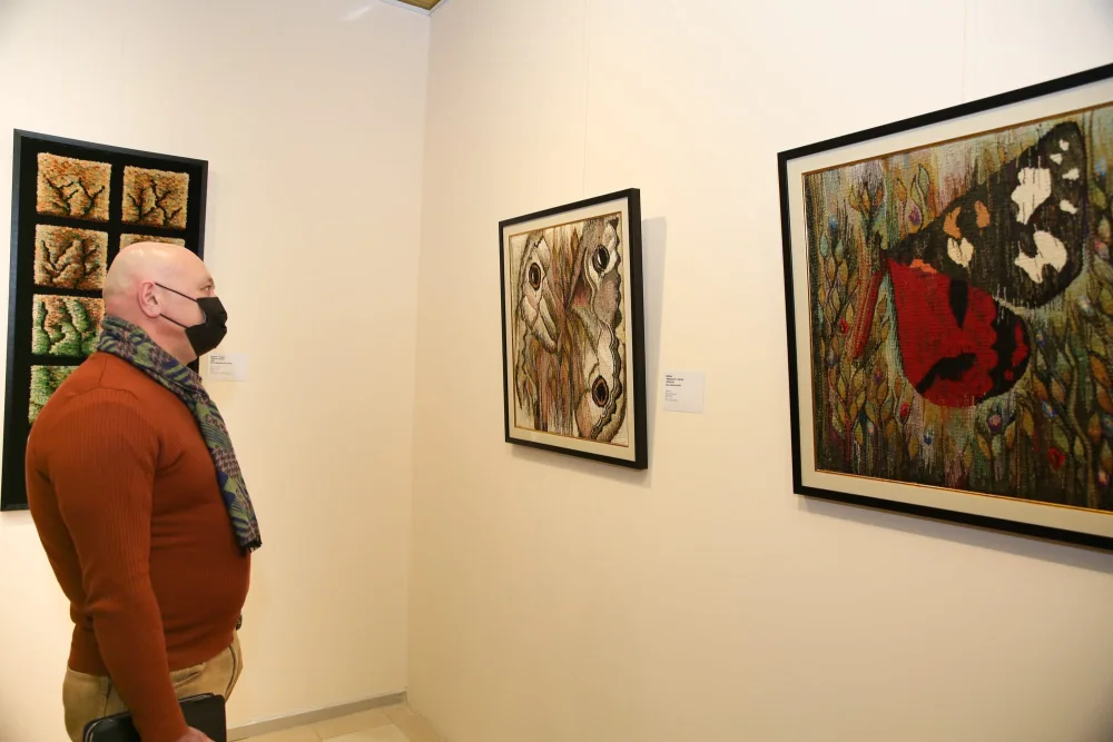 Xalça Muzeyində Tamilla Abdullayevanın sərgisi keçirildi - Fotolar